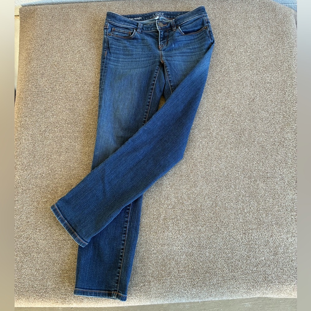 LOFT Modern Straight Leg Jeans
